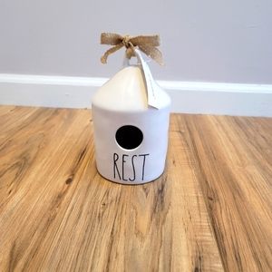 Rae Dunn "Rest" Birdhouse